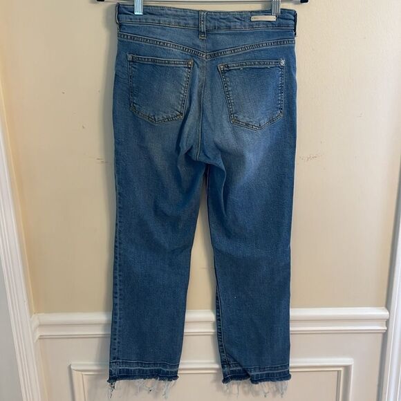 Pilcro and the Letterpress High-Rise Flare w/ raw hem - Picture 4 of 8